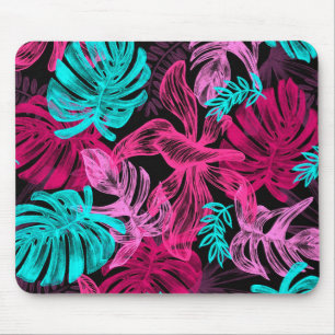 Tropische Blätter Mousepad