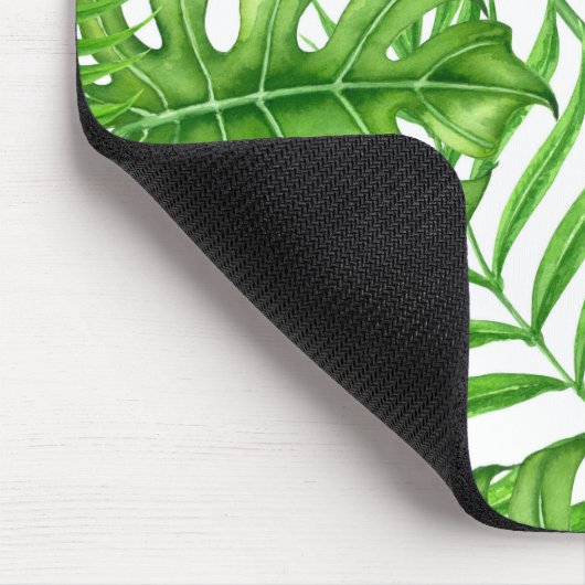 Tropische Blätter Mousepad (Ecke)