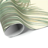 Tropische Blätter nahtlos Geschenkpapier (Rolleneckpunkt)