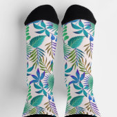 Tropische Blätter nahtlos Socken (Oben)