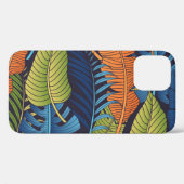 Tropische Blätter, nahtlose Blumenmuster. Case-Mate iPhone Hülle (Rückseite (Horizontal))