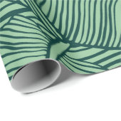 Tropische Blätter. Nahtlose Textur mit Bananenblat Geschenkpapier (Rolleneckpunkt)