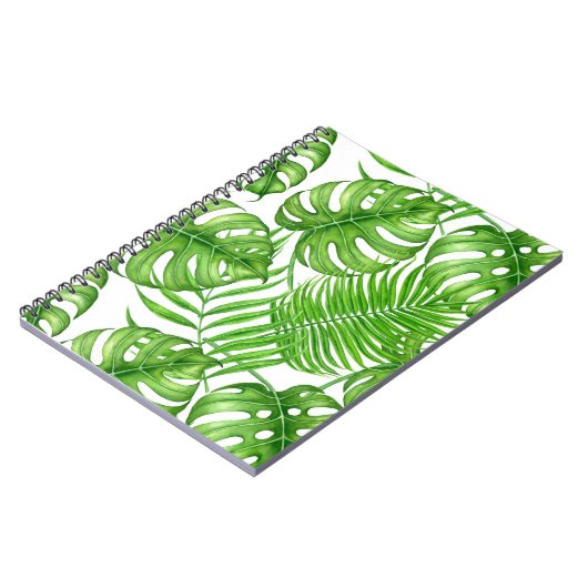 Tropische Blätter Notizblock (Linke Seite)