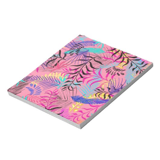 Tropische Blätter Notizblock (Rotiert)