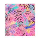 Tropische Blätter Notizblock (Vorderseite)