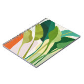 Tropische Blätter Notizblock (Linke Seite)