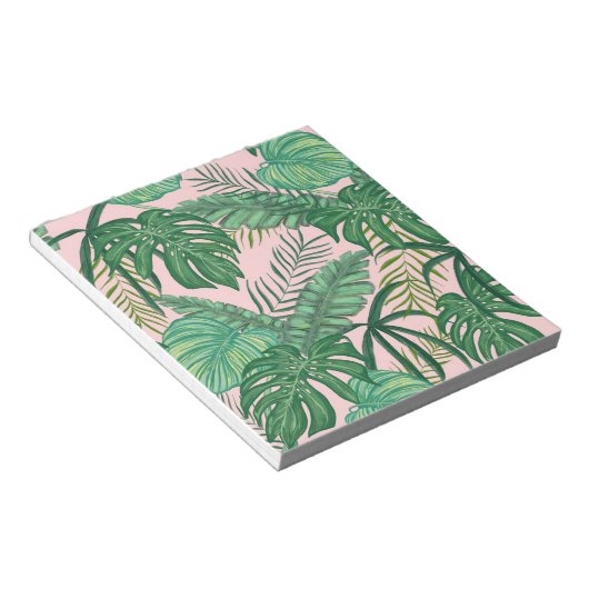 Tropische Blätter Notizblock (angewinkelt)