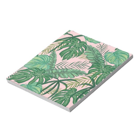 Tropische Blätter Notizblock (Rotiert)