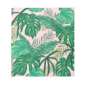 Tropische Blätter Notizblock (Vorderseite)