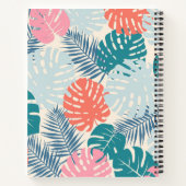 Tropische Blätter Notizblock (Rückseite)