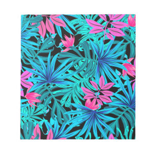 Tropische Blätter Notizblock