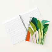 Tropische Blätter Notizblock (Innenseite)