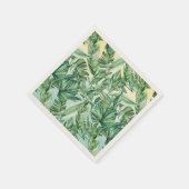 Tropische Blätter Ombre Serviette (Ecke)