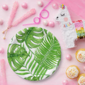Tropische Blätter Pappteller (Party)