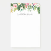 Tropische Blätter Personalisierte Post-it-Hinweise Post-it Klebezettel (Vorderseite)