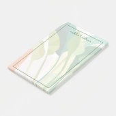 Tropische Blätter Post-it Klebezettel (angewinkelt)