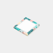 Tropische Blätter Post-it Klebezettel (angewinkelt)