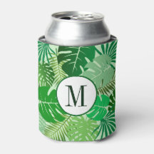 Tropische Blätter Regenwald-Foliage-Jungle-Monogra