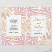 Tropische Blätter Rosa Goldmedaille zweifaches Hoc (Vorderseite)