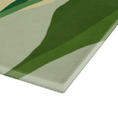 Tropische Blätter Schneidebrett (Ecke)