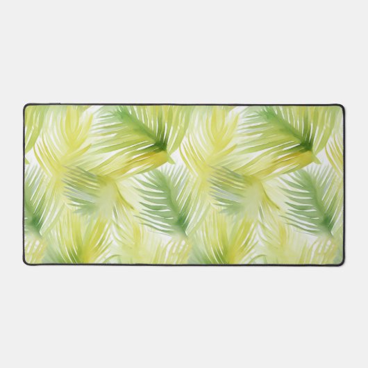 Tropische Blätter Schreibtischunterlage (Vorderseite)