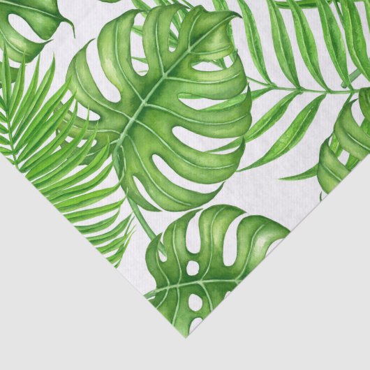 Tropische Blätter Seidenpapier (Ausschnitt)