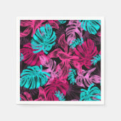 Tropische Blätter Serviette (Vorderseite)