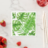 Tropische Blätter Serviette (Beispiel)