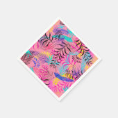 Tropische Blätter Serviette (Ecke)