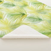 Tropische Blätter Sherpadecke (3/4)