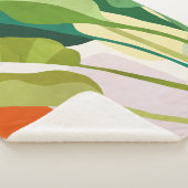 Tropische Blätter Sherpadecke (3/4)