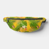 Tropische Blätter Sommerorange Bauchtasche (Ablage )