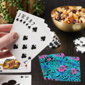 Tropische Blätter Spielkarten (In Situ)
