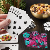 Tropische Blätter Spielkarten (In Situ)