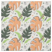 tropische Blätter Stoff (Muster)