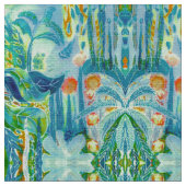 Tropische Blätter Stoff (Nahaufnahme)