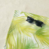 Tropische Blätter Strandtuch (Beispiel)