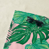Tropische Blätter Strandtuch (Beispiel)