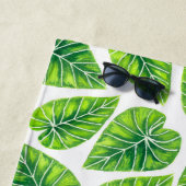 Tropische Blätter Strandtuch (Beispiel)