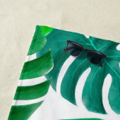 Tropische Blätter Strandtuch (Beispiel)