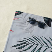 Tropische Blätter Strandtuch (Beispiel)