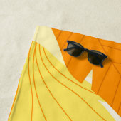 Tropische Blätter Strandtuch (Beispiel)