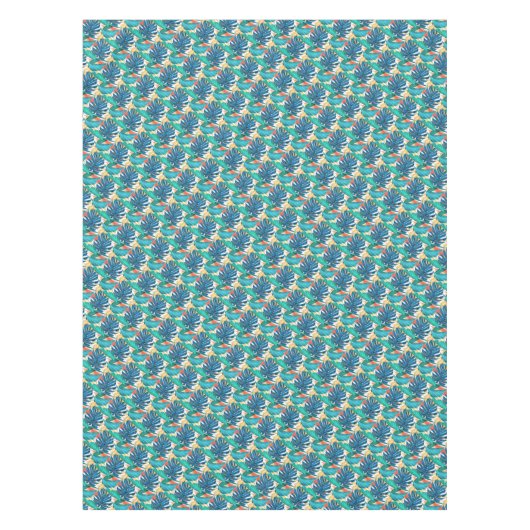 Tropische Blätter Tablecloth Tischdecke (Vorderseite)