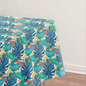 Tropische Blätter Tablecloth Tischdecke (Beispiel)