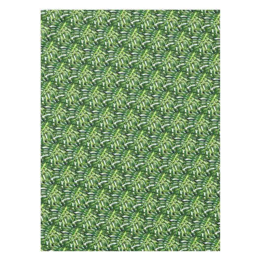Tropische Blätter Tablecloth Tischdecke (Vorderseite)