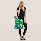Tropische Blätter Tasche (Am Model)