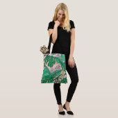 Tropische Blätter Tasche (Am Model)