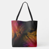 Tropische Blätter Tasche (Rückseite)