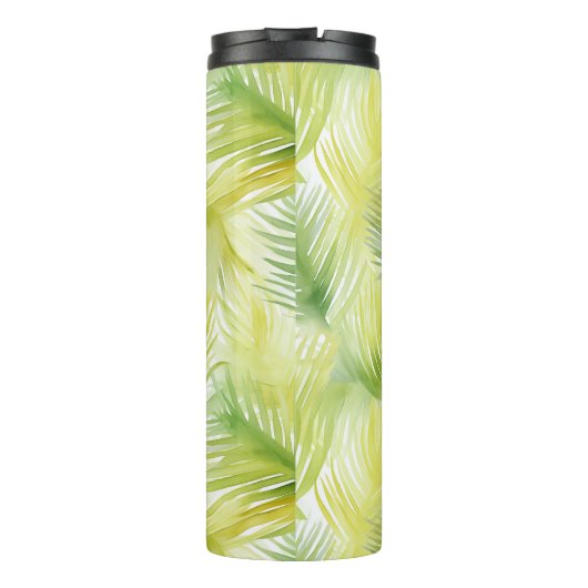 Tropische Blätter Thermosbecher (Rückseite)