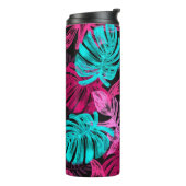 Tropische Blätter Thermosbecher (Nach links gedreht)
